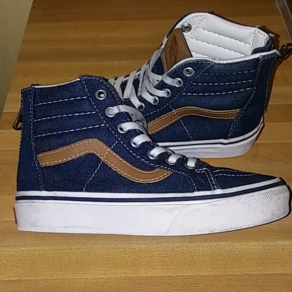 denim vans sneakers